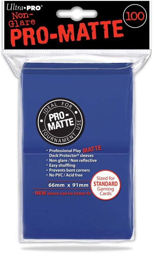 Pro-Matte Blue Sleeves 100ct