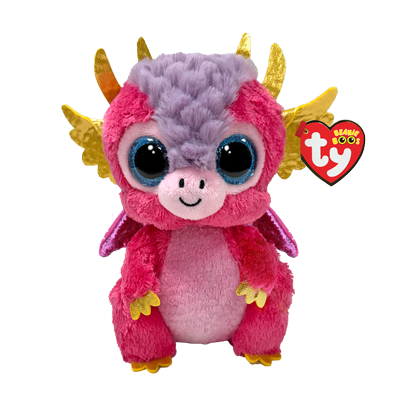 Mia Pink Dragon 6" Beanie Boo