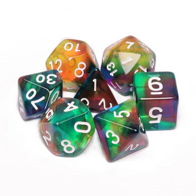 Colourful Wind Dice Set