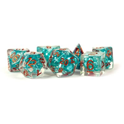 Pearl Teal/Copper 7pc Resin Set