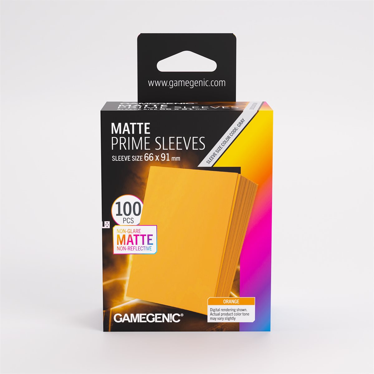 Gamegenic Matte Prime Orange Sleeves 100ct