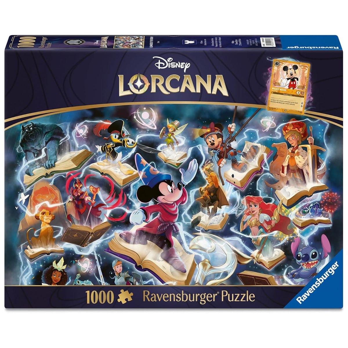 Steel Glimmers of the Realm Disney Lorcana 1000pc Puzzle