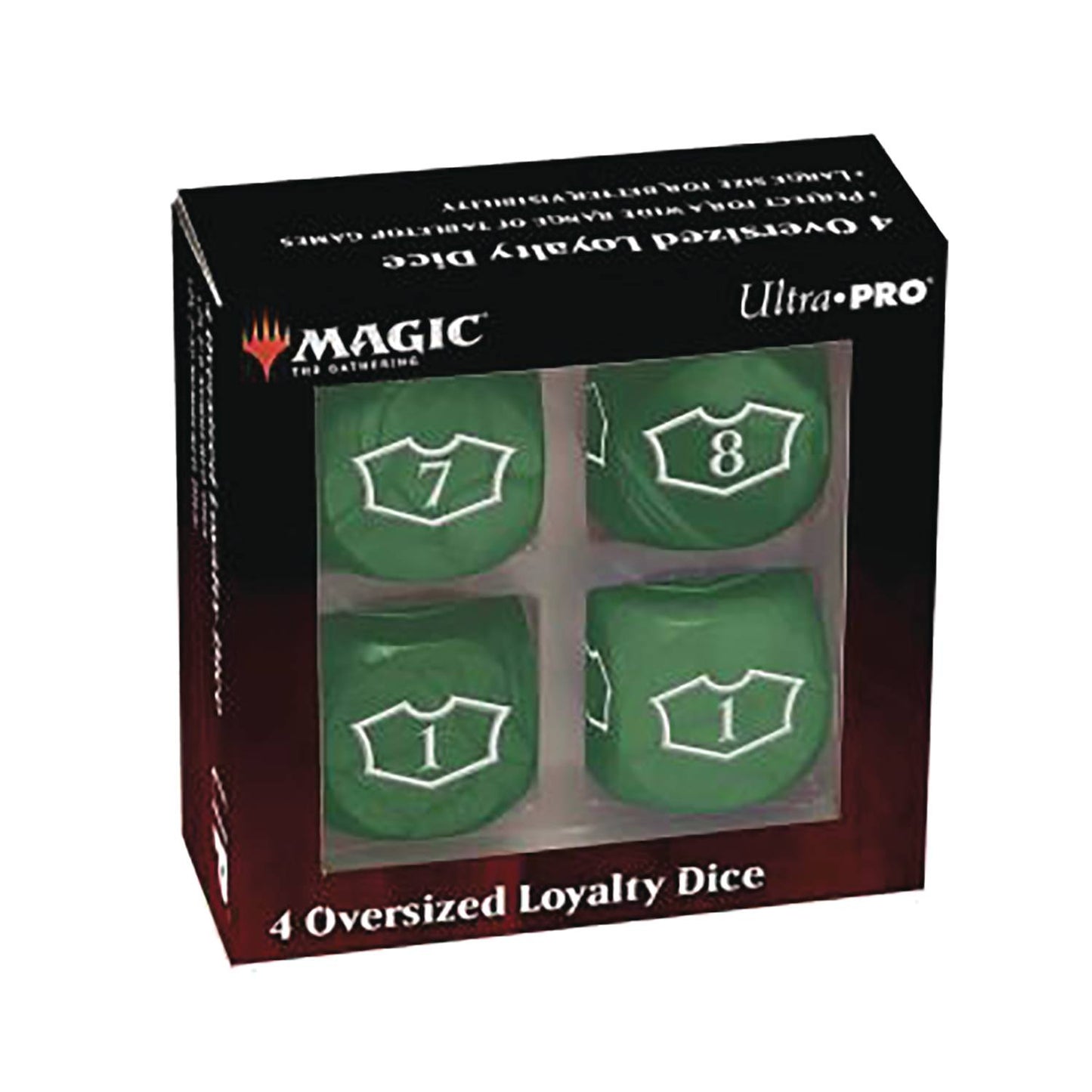 Magic the Gathering Loyalty Dice Forest (4pc)