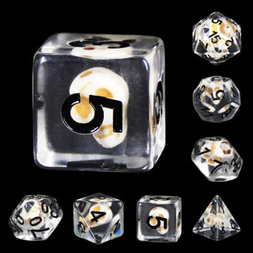 Stone Skull Dice Set