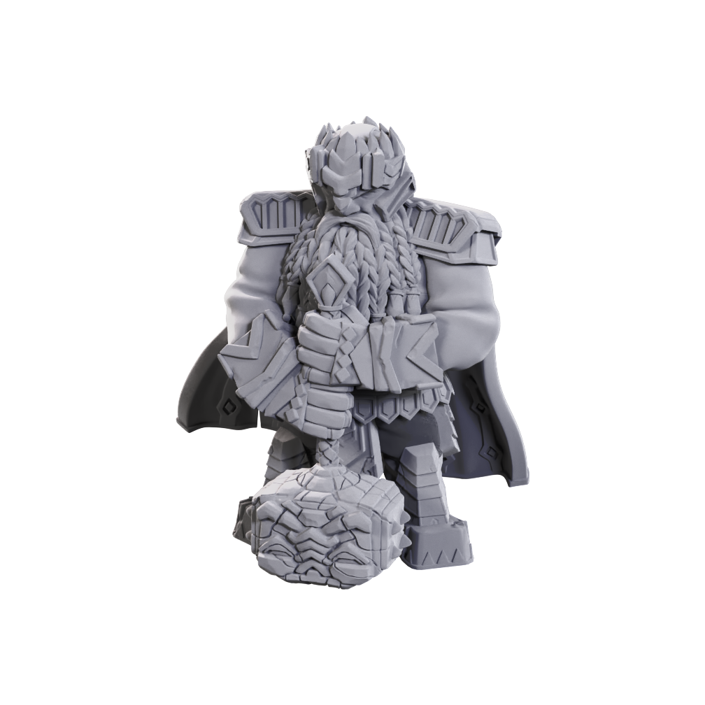 Pathfinder Unpainted WV23 Male Dwarf Champion High-Level
