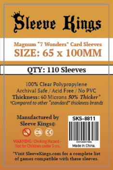 Card Sleeves 65 x 100mm