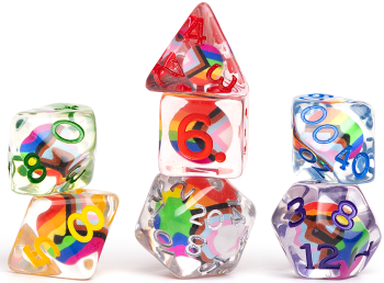 D&D Progress Pride Dice