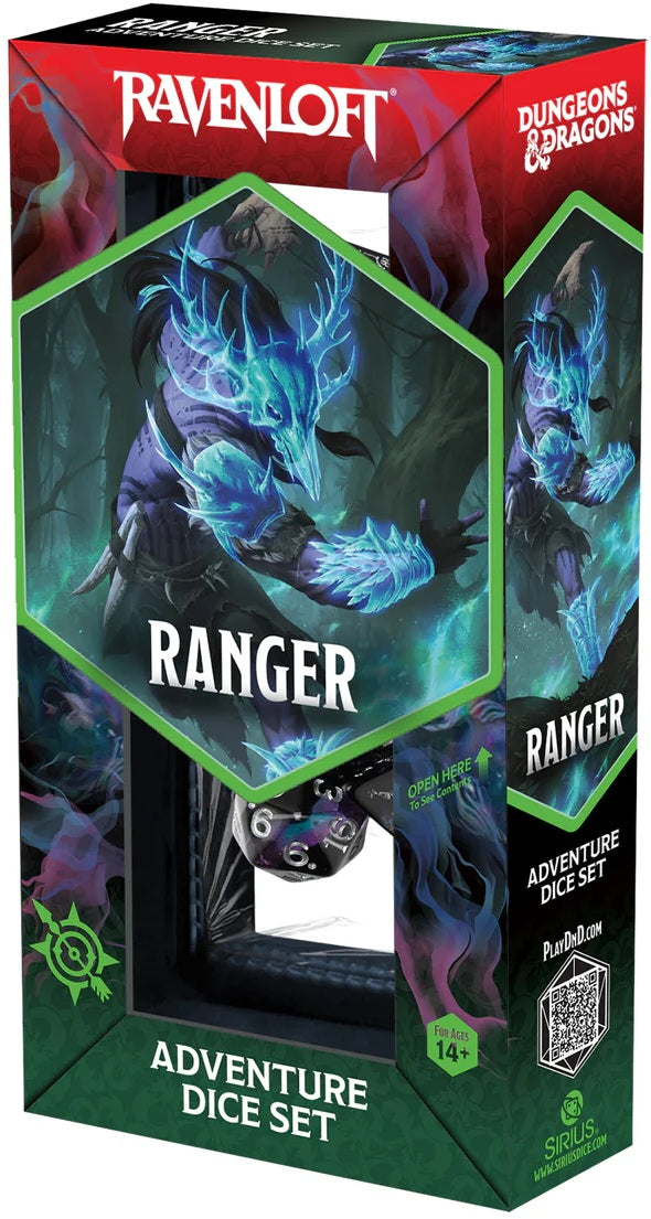 D&D Adventure Dice Ranger: Black/Blue