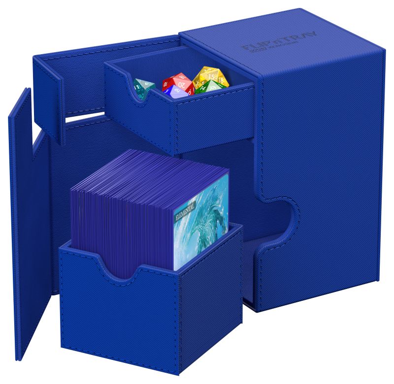 Ultimate Guard Xenoskin Flip'n'Tray 100+ (Blue) Deckbox