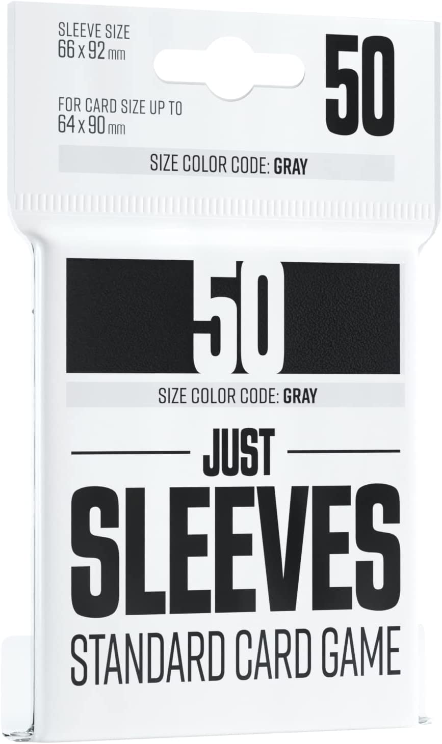 Gamegenic Just Sleeves Standard Black 50ct