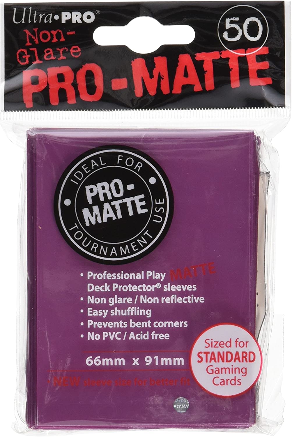 Pro-Matte Blackberry Sleeves 50ct