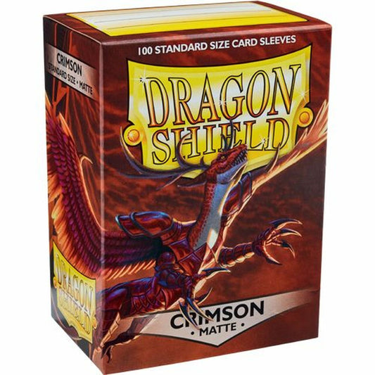 Dragon Shield: Matte Sleeves (Crimson)
