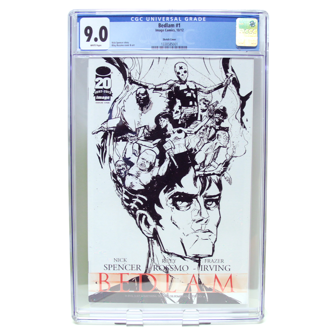 Bedlam #1 Sketch Cover (CGC Graded)