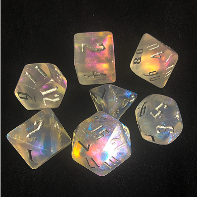 Ice Fae Dice Set (7 Dice)