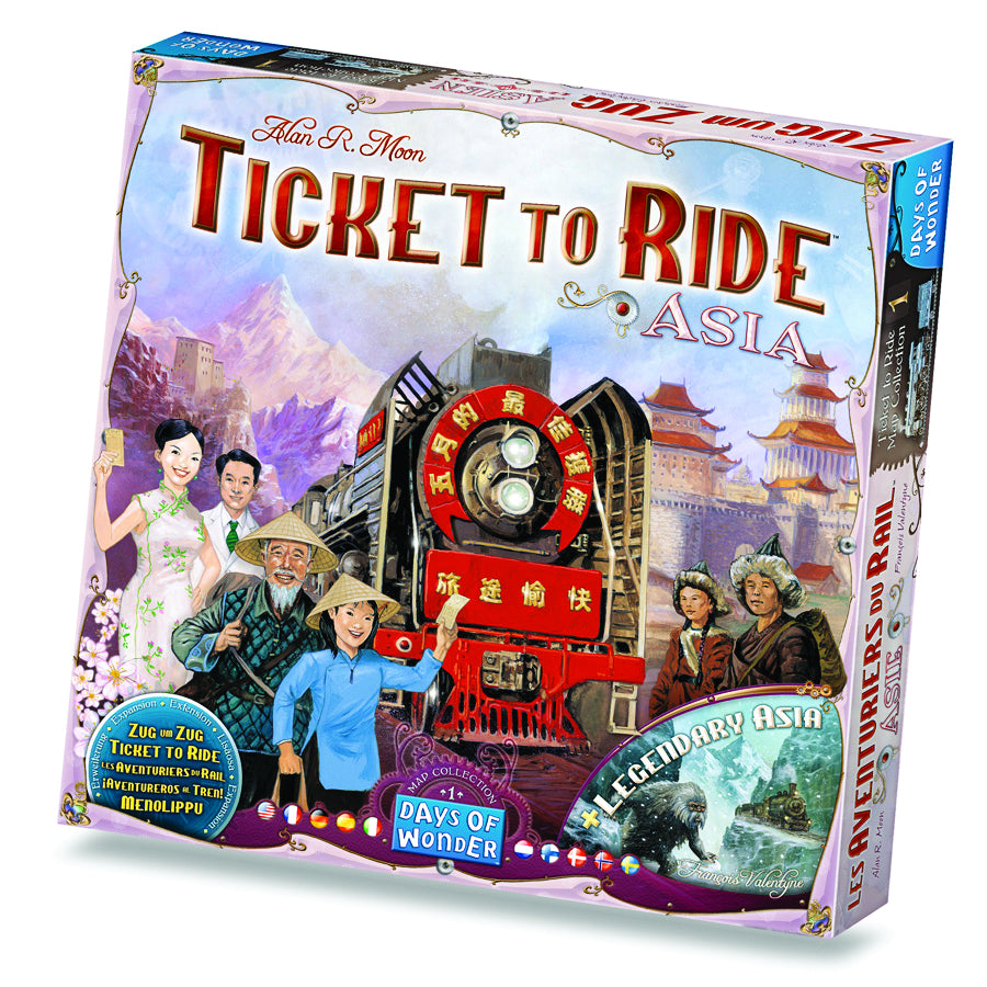 Ticket to Ride Map Collection 1 Asia
