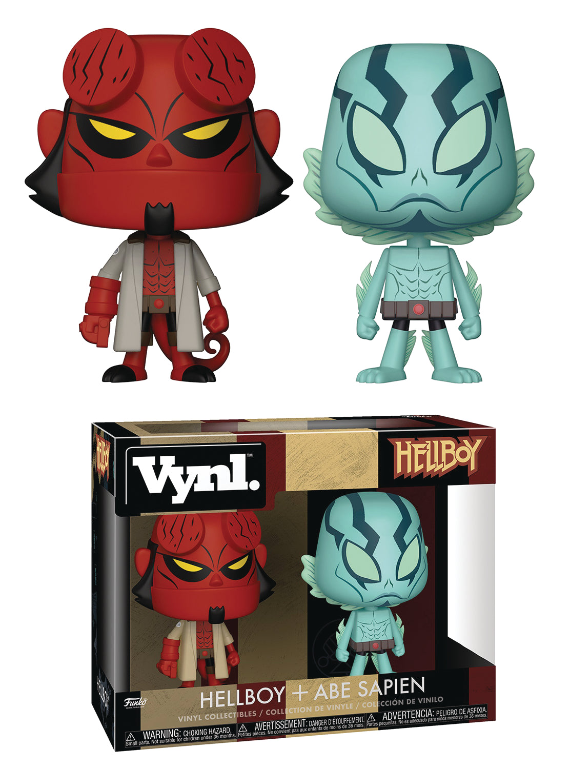 Vynl Hellboy Hellboy & Abe Sapian Figure 2-Pack