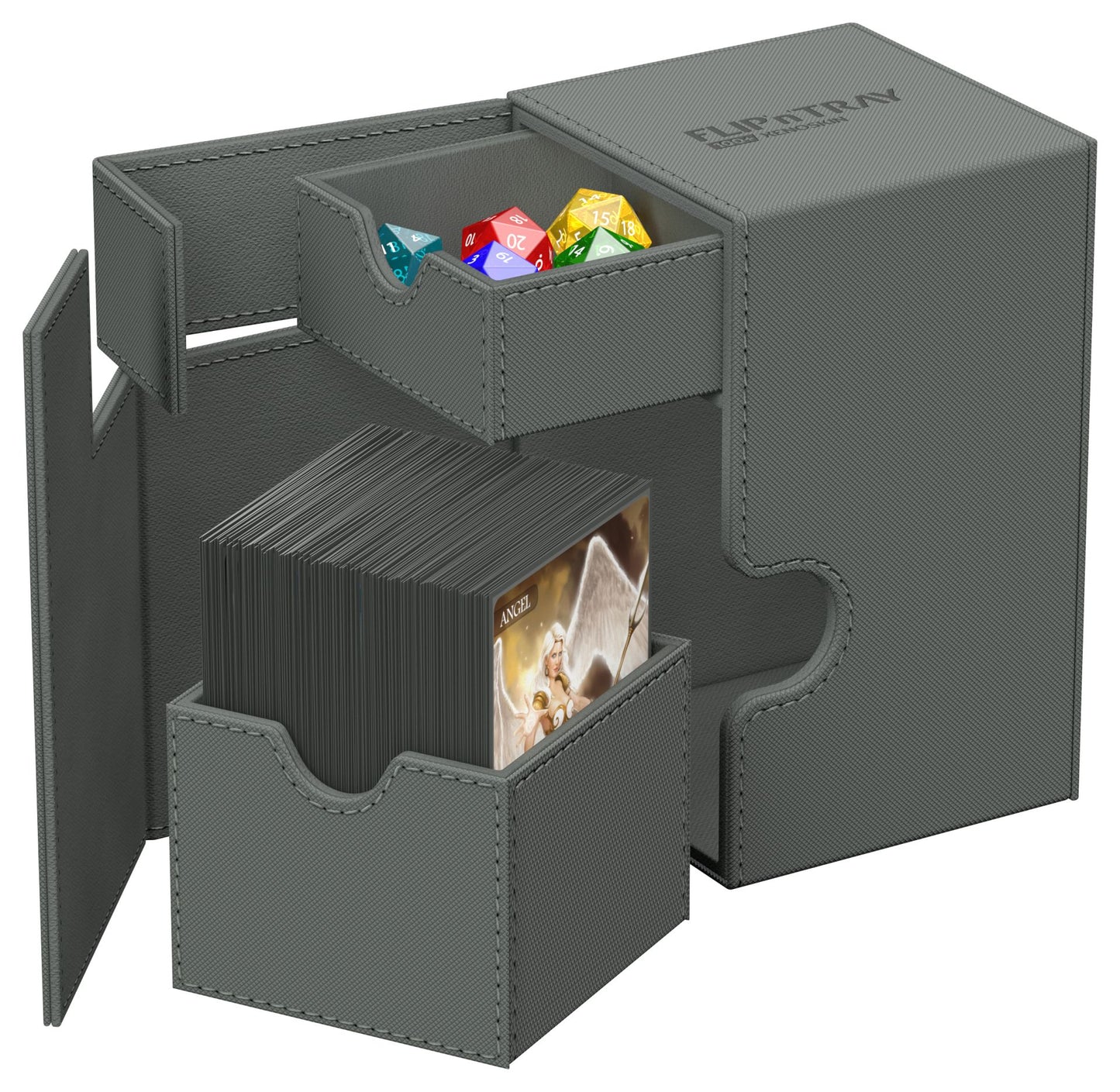 Ultimate Guard Xenoskin Flip'n'Tray 100+ (Grey) Deckbox