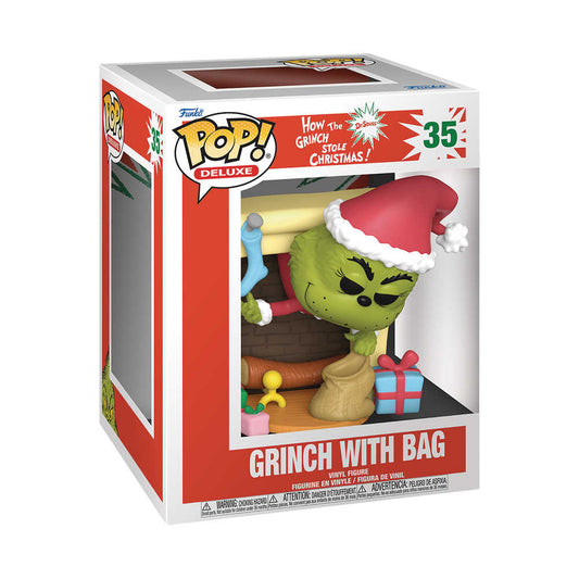 Pop How the Grinch Stole Christmas Grinch w/Bag Deluxe