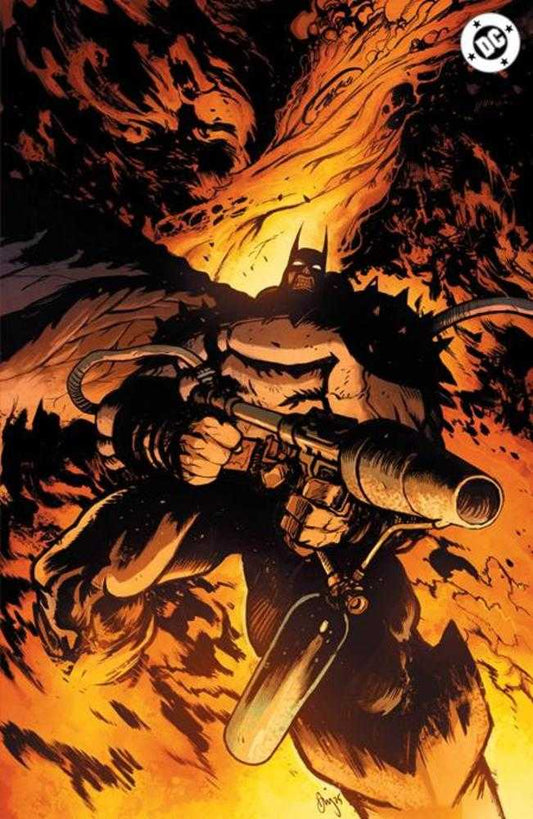 Absolute Batman 2025 Annual #1 (One Shot) 2nd Print Cover D Daniel Warren Johnson Flamethrower Foil Variant