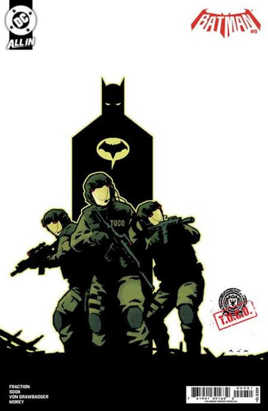 Batman #9 Cover H 1 in 25 David Aja Card Stock Variant