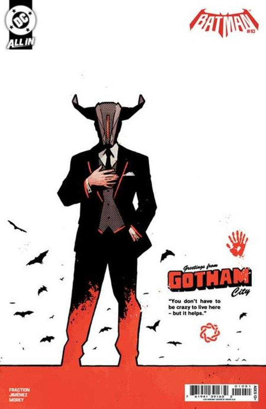 Batman #10 Cover F 1 in 25 David Aja Card Stock Variant