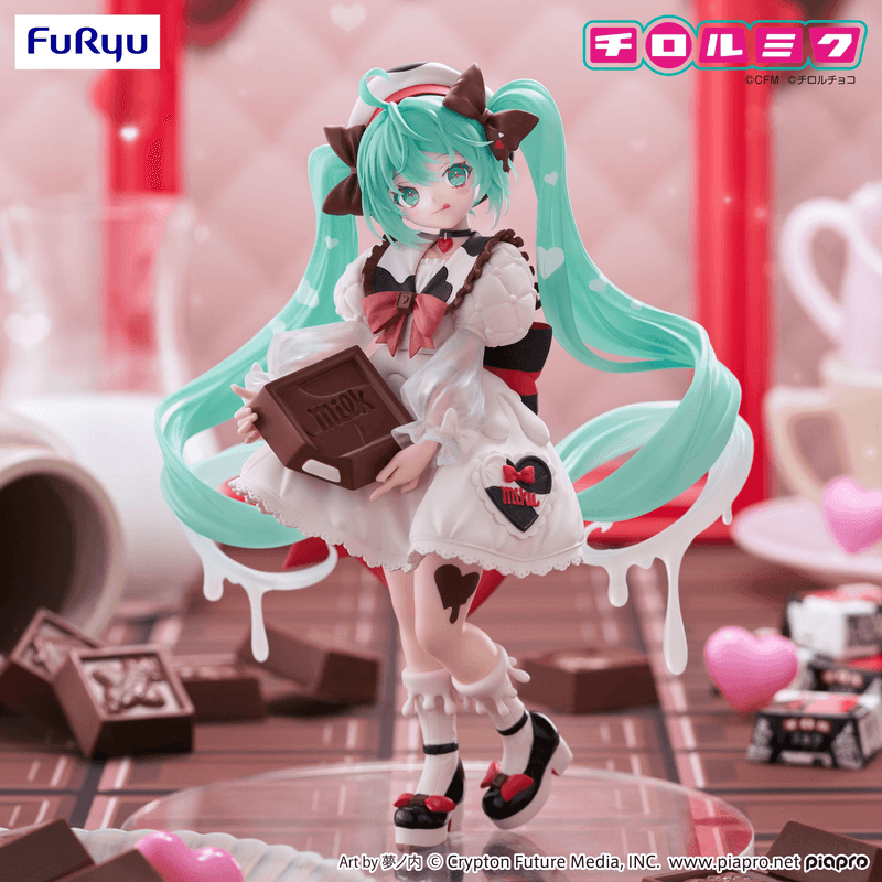 Hatsune Miku x Tirol Choco Trio-Try-iT Figure Milk Version
