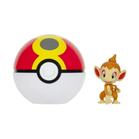 Pokémon Clip 'N' Go - Chimchar + Repeat Ball