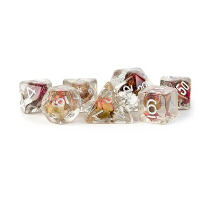 Rose Dice Resin Inclusion 7pc Set