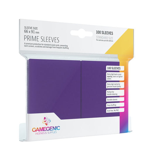 Gamegenic Prime Purple Sleeves 100ct