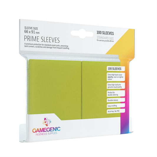 Gamegenic Prime Lime Sleeves 100ct