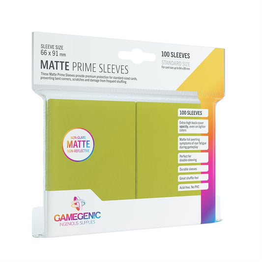 Gamegenic Matte Prime Lime Sleeves 100ct