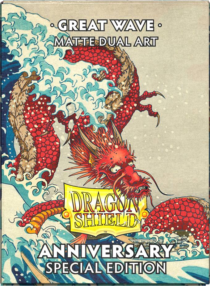 Dragon Shield Sleeves Matte Dual Great Wave 100ct