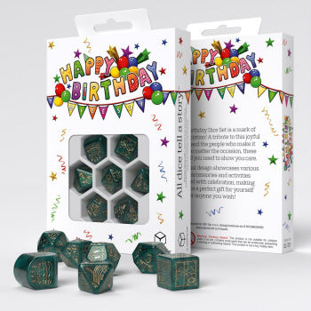 Happy Birthday Balloons Dice Set