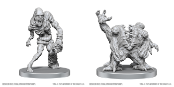 D&D Unpainted Rutterkin & Maw Demon (WV28)