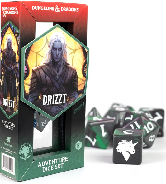 D&D Adventure Dice: Legend of Drizzt 7pc Set