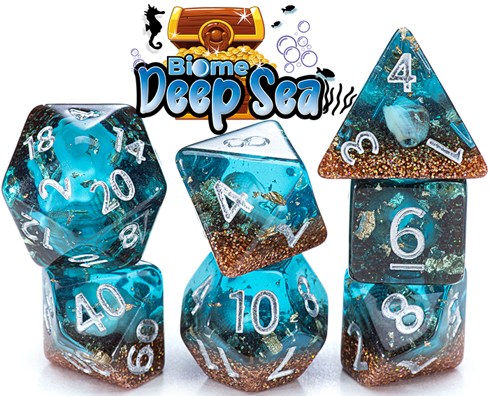 Biome Deep Sea Inclusion Dice 7pc Set
