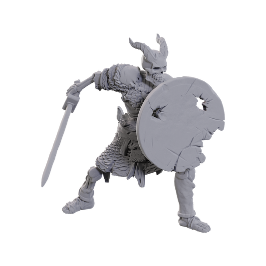 D&D Unpainted WV23 Tiefling Skeleton