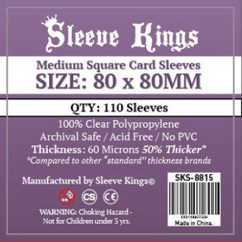 Card Sleeves 80 x 80mm