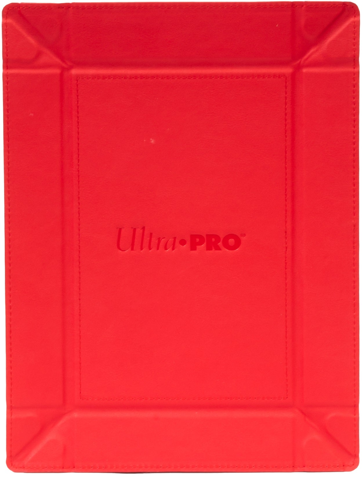 Foldable Magnetic Dice Rolling Tray Vivid Red