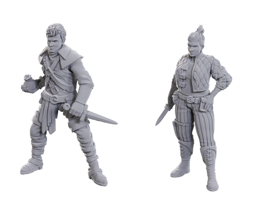 D&D Unpainted WV23 Cutpurses Male & Female