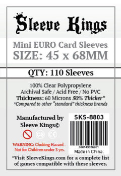 Card Sleeves 45 x 68 mm