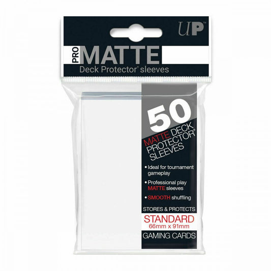 Pro-Matte White Sleeves 50ct