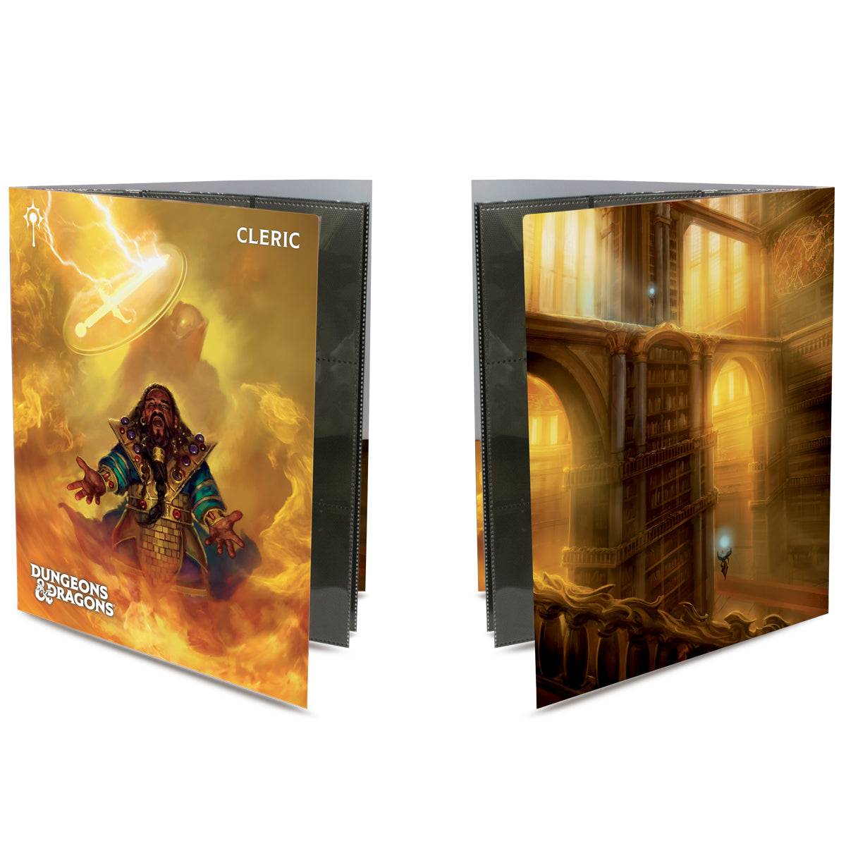 D&D Cleric Character Folio with Stickers