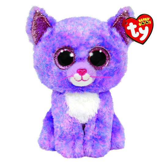 Cassidy Lavender Cat 6" Beanie Boo