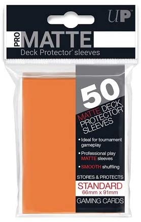 Pro-Matte Orange Sleeves 50ct