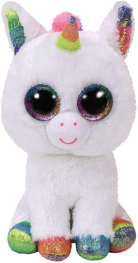 Pixy The White Unicorn 6" Beanie Boo