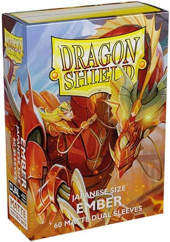 Dragon Shield Ember Japanese Matte Dual Sleeves (60ct)