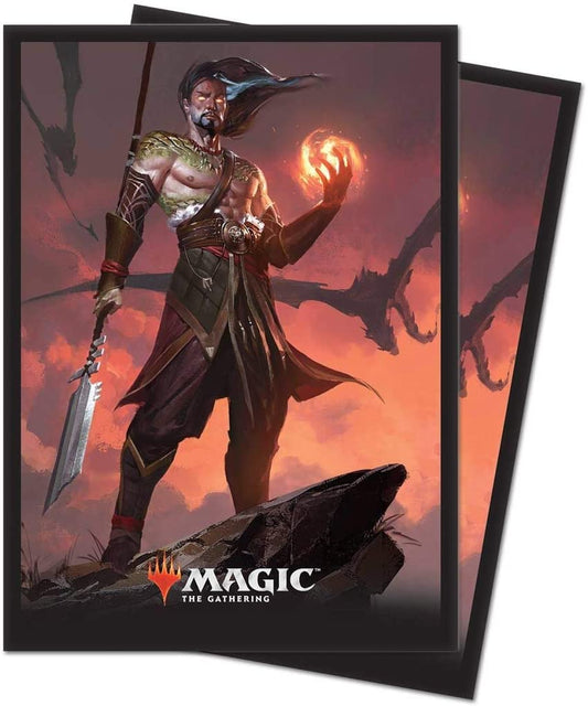 Magic The Gathering Core 2019 Sarkhan, Fireblood Sleeves 100ct