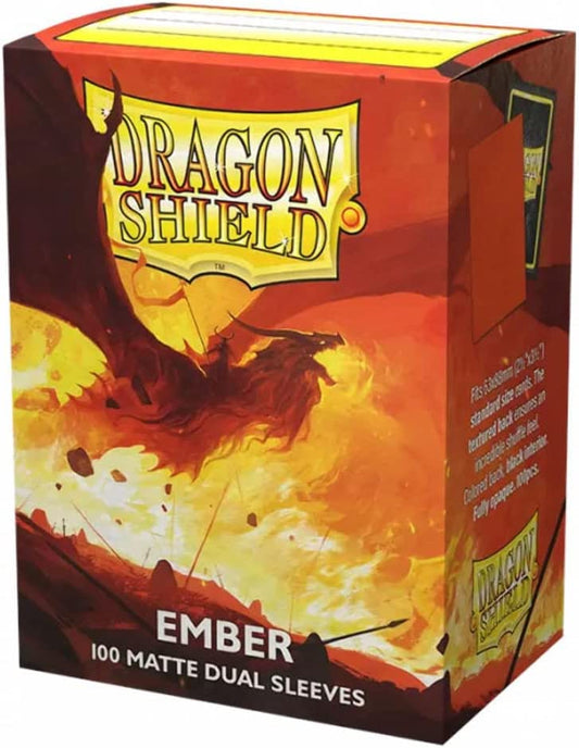 Dragon Shield Sleeves Matte Dual Ember 100ct