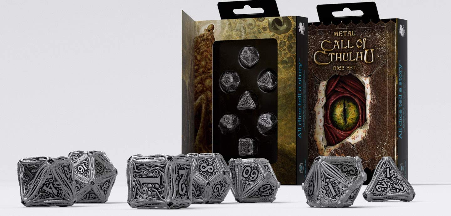 Call of Cthulhu Metal Dice Set